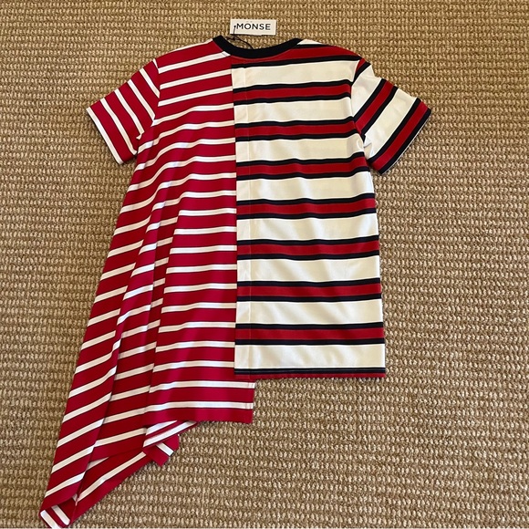 Monse Asymmetrical Rugby Tee XS - Picture 11 of 12